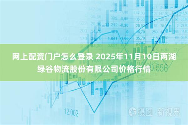 网上配资门户怎么登录 2025年11月10日两湖绿谷物流股份有限公司价格行情
